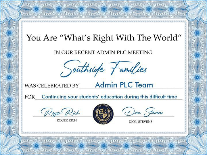 You are "what's right with the world"