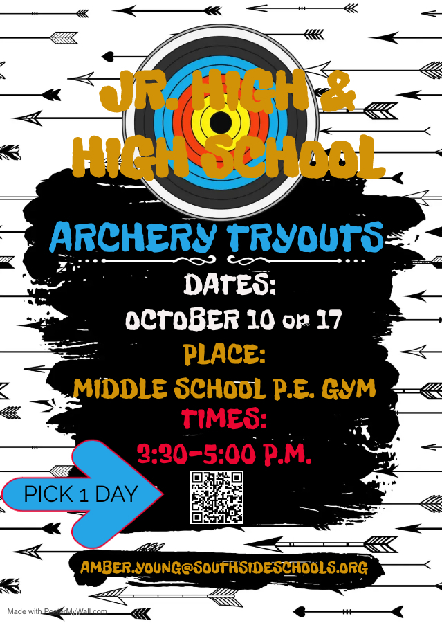 Jr. High and High School Archery Tryouts