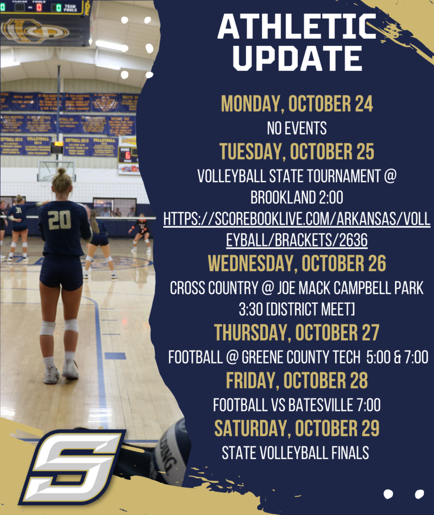 Athletic Updates October 24-29