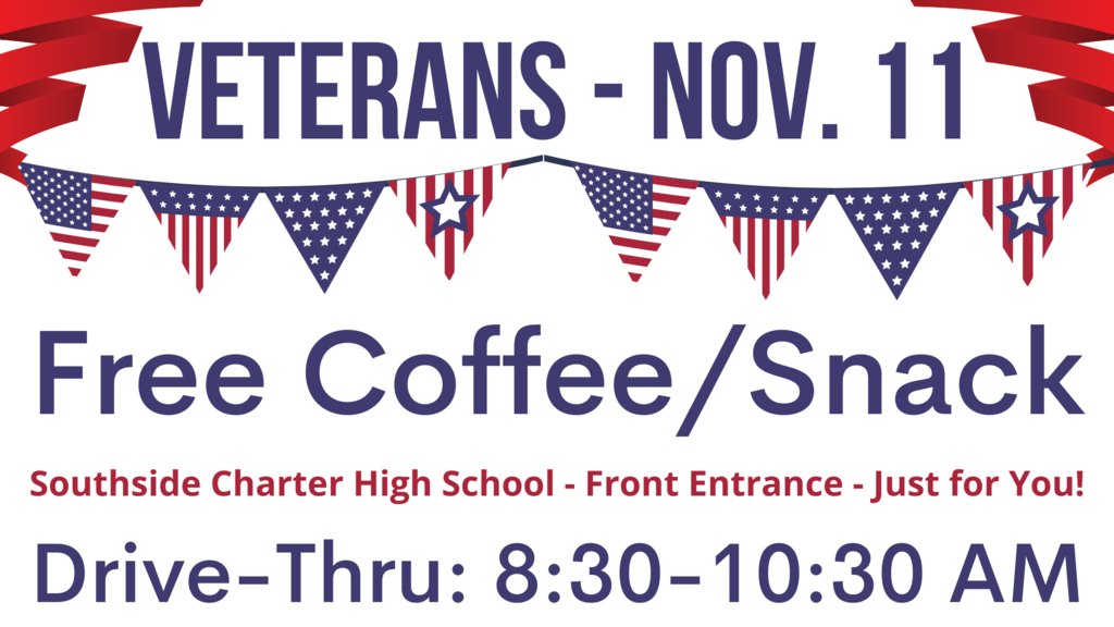On Veterans Day (Friday!), our students who are planning to commit to a branch will serve coffee and treats to veterans in the drive thru in front of the high school.  They would like to honor a veteran you know!